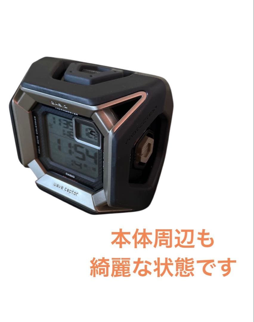 CASIO wave ceptor GQ-1000J 置時計 温度計付 電波時計