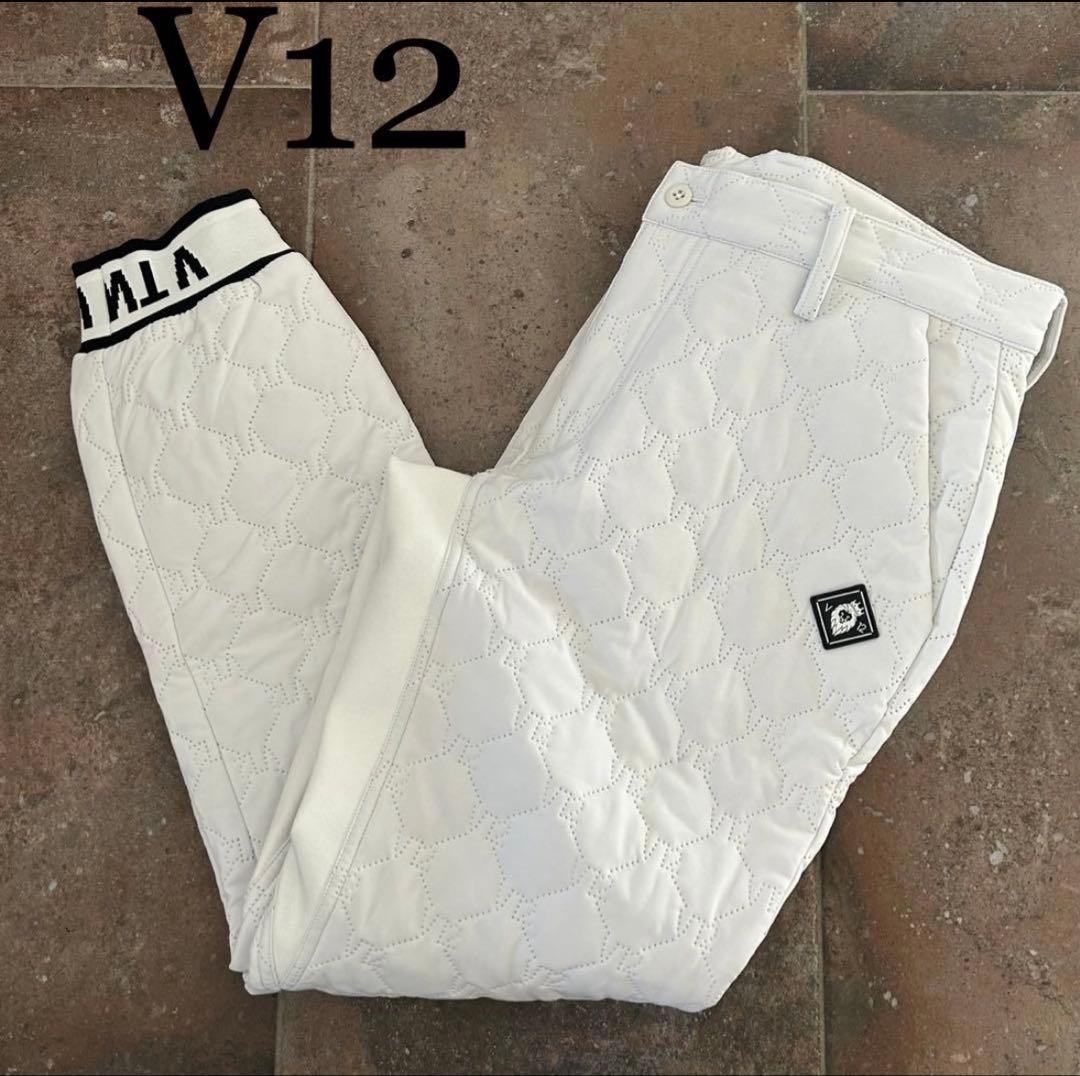 V12 ゴルフ メンズ ロングパンツ PINSONIC LIB PANTS 中綿