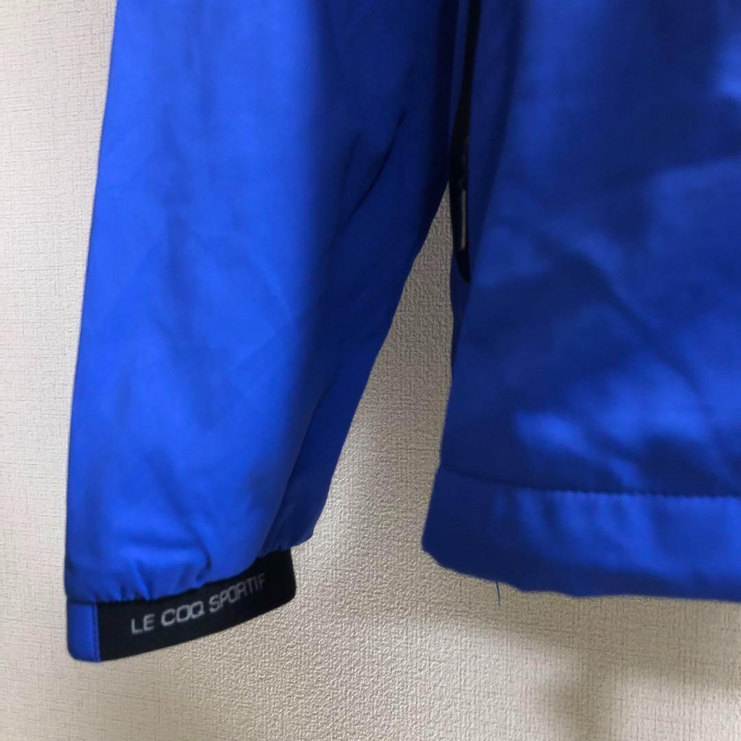 ルコックゴルフ◆ジップアップ 2way ジャケット ブルー LLサイズ