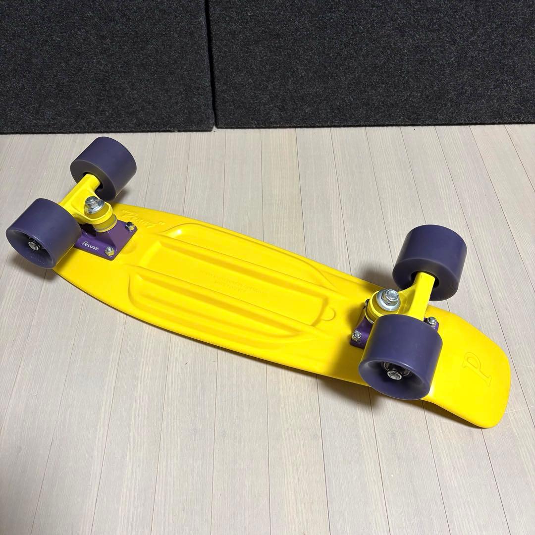 Penny ペニースケートボード　イエロー　パープル　ミニクルーザー　22インチ