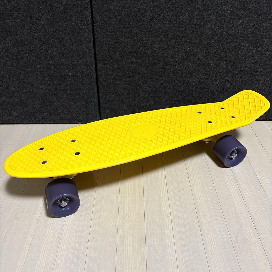 Penny ペニースケートボード　イエロー　パープル　ミニクルーザー　22インチ