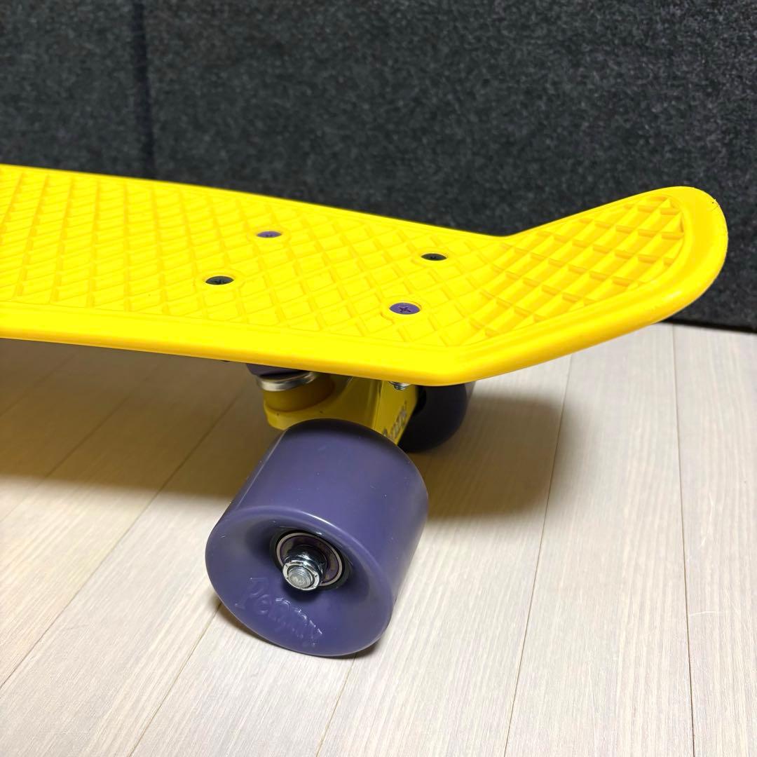 Penny ペニースケートボード　イエロー　パープル　ミニクルーザー　22インチ