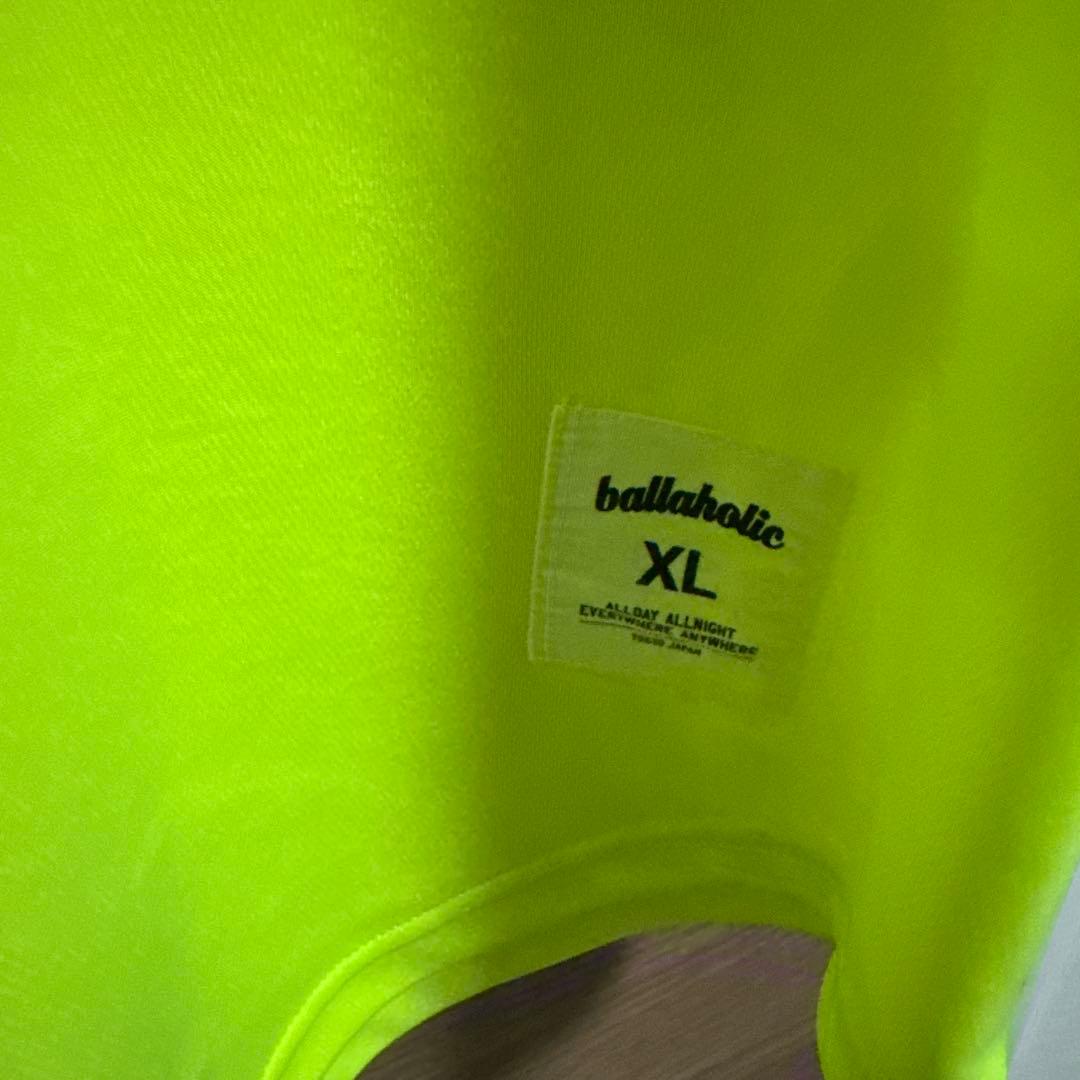 ballaholic XL タンクトップ 蛍光イエロー