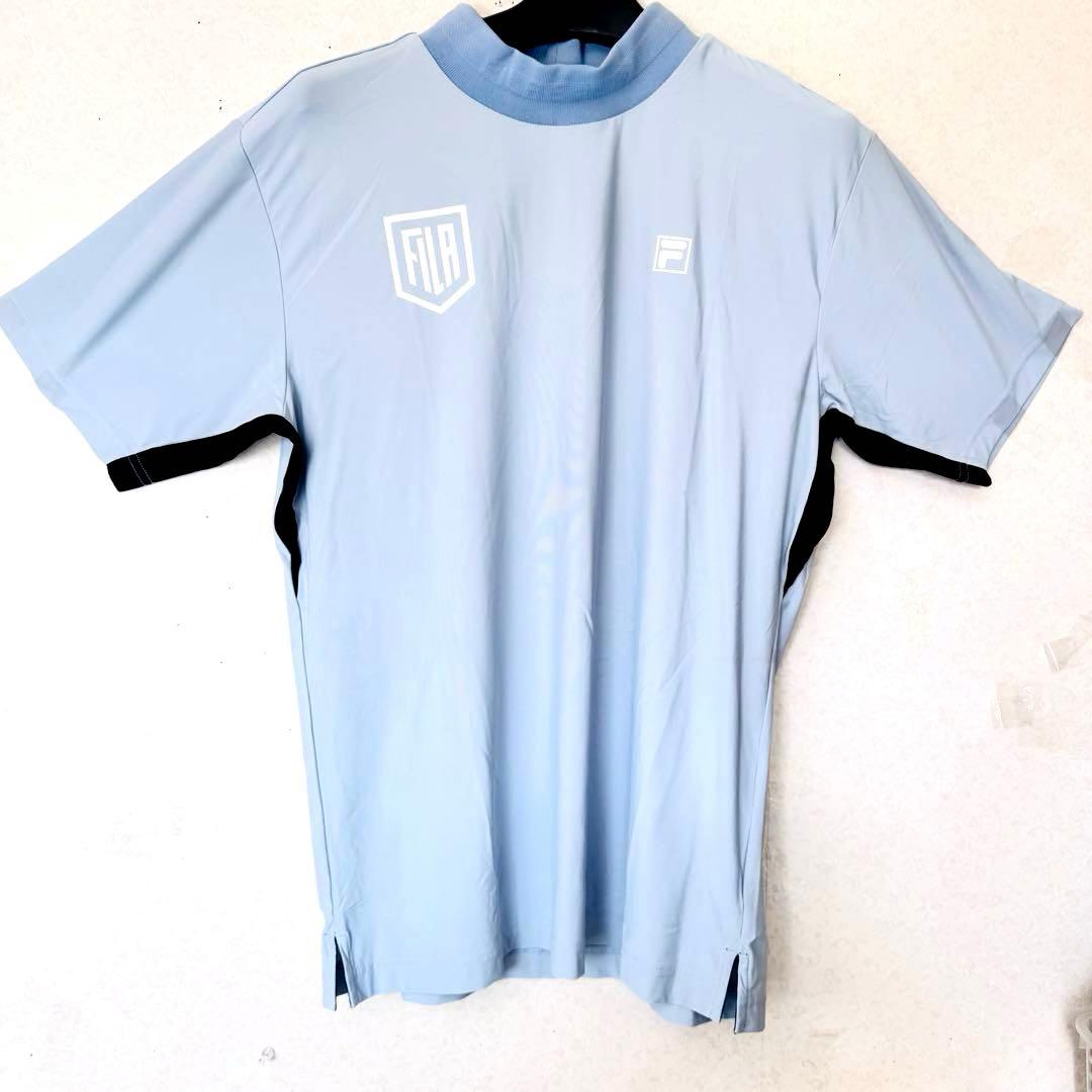新品タグ付✨FILA GOLF フィラ ゴルフ 半袖シャツ グレー L　冷感