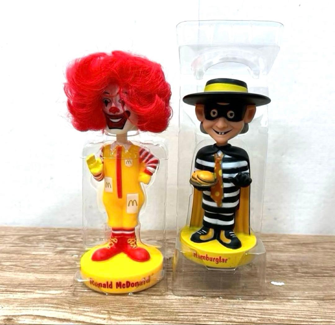ロナルド・マクドナルド & ハンバーグラー ボブルヘッド