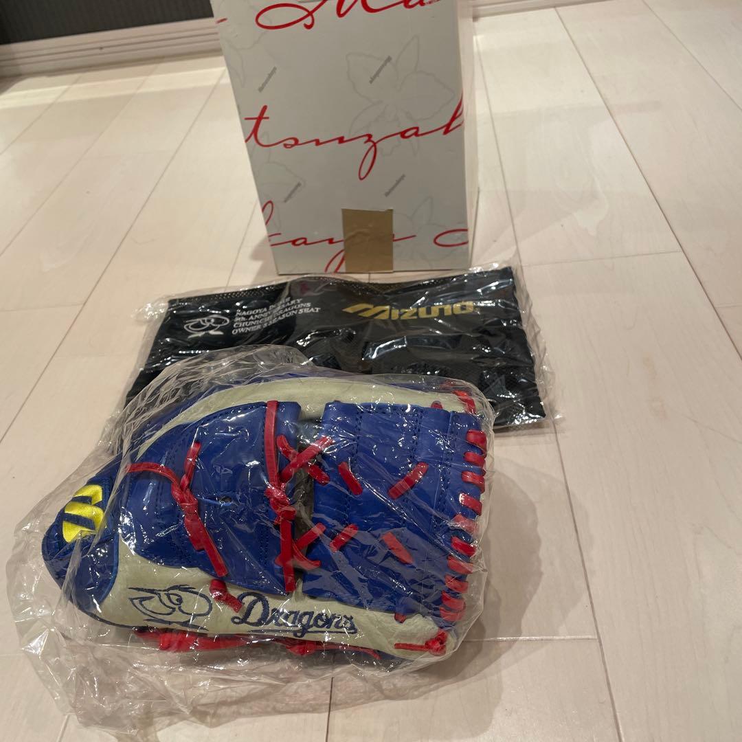 値下げ　即購入可能ビックM Mizuno 中日ドラゴンズ　グローブ サイン刻印