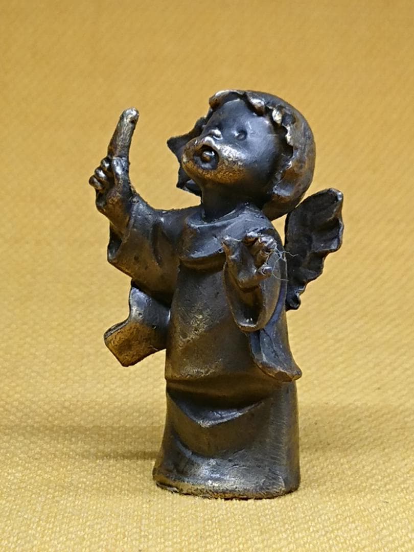 人形　天使　銅製　ヨーロッパ　置物　インテリア　工芸品　美術品　A2528