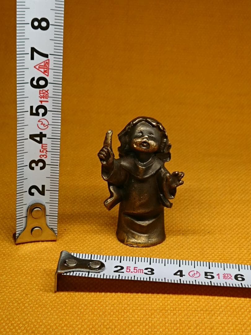 人形　天使　銅製　ヨーロッパ　置物　インテリア　工芸品　美術品　A2528