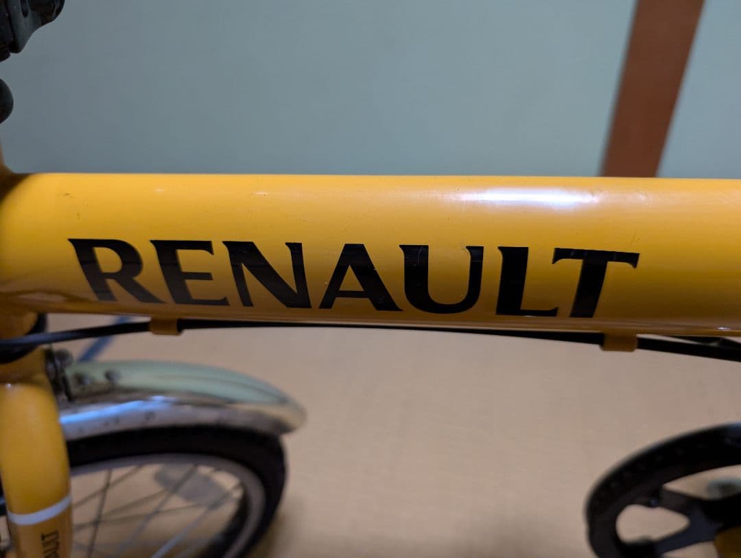 RENAULT 折りたたみ自転車 黄色