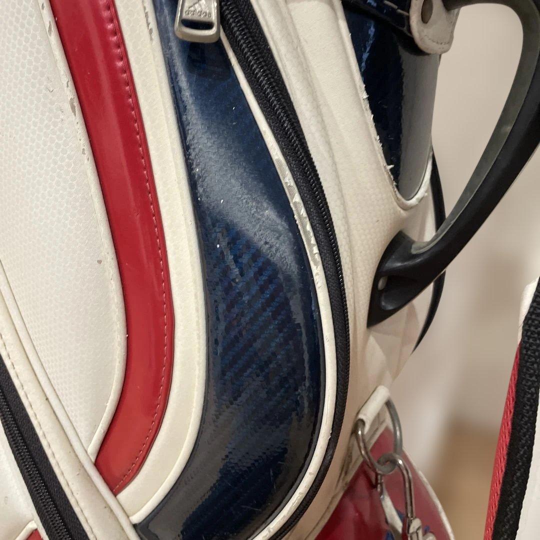 アディダス adidas キャディーバック ゴルフ フードカバーつき