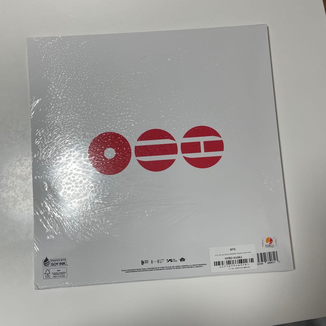 アイドル BTS ARIRANG(Modern Korea Vinyl)