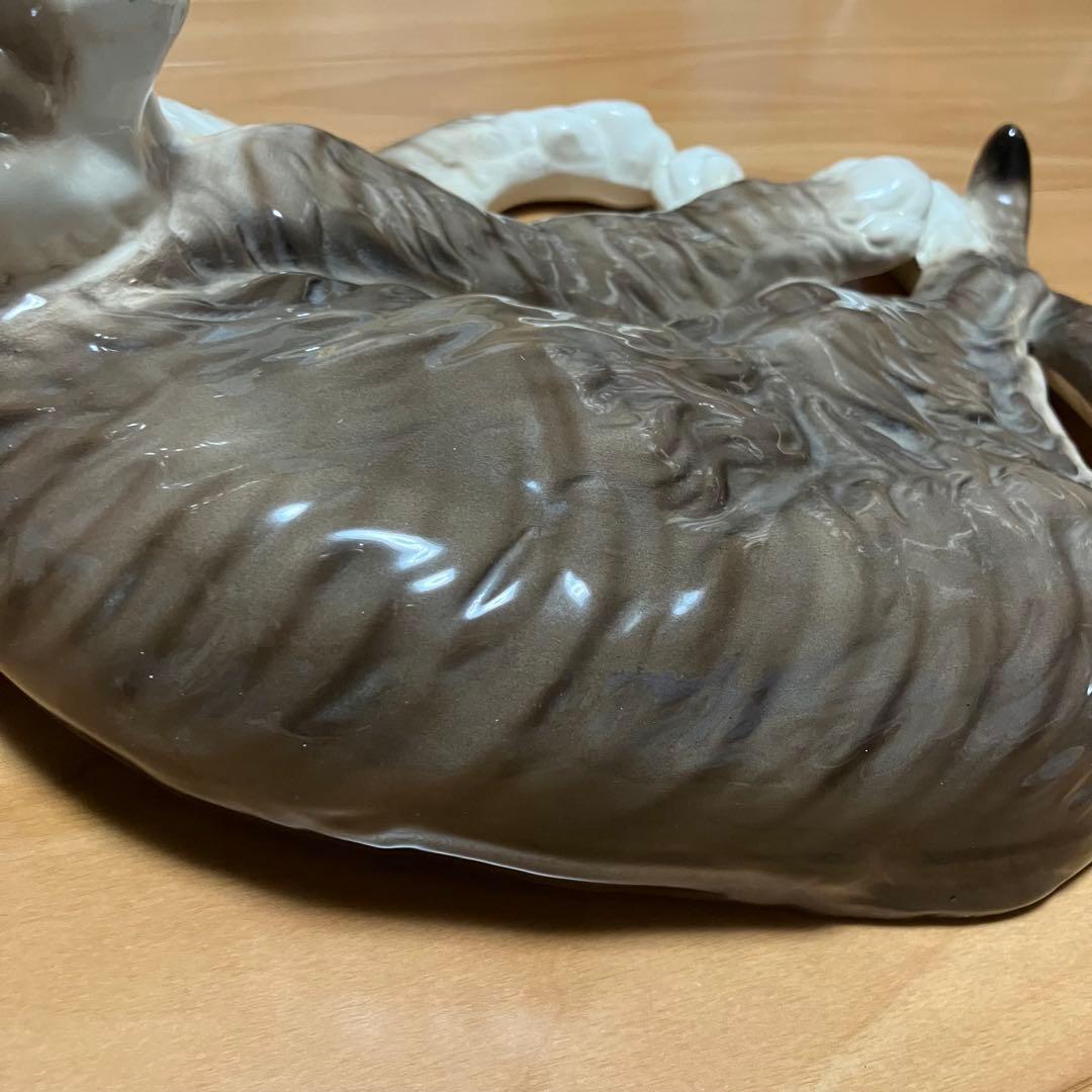 Ceramiche Ronzan 陶器製　イタリア製　猫　置物