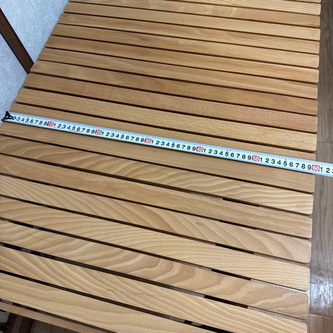 折りたたみテーブル 自然な木の仕上げ