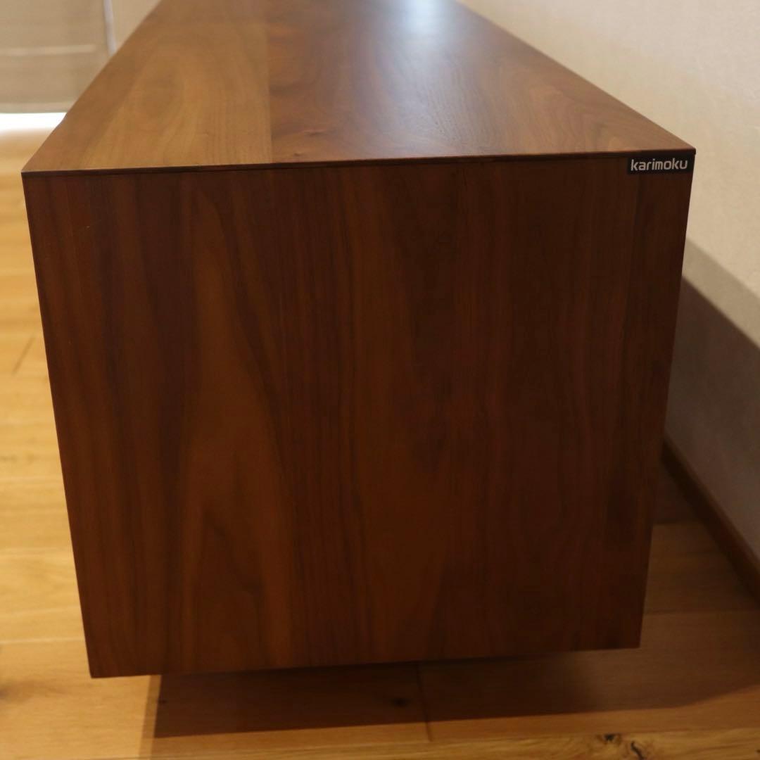 カリモク　ソリッドボード　テレビ台　ウォルナット