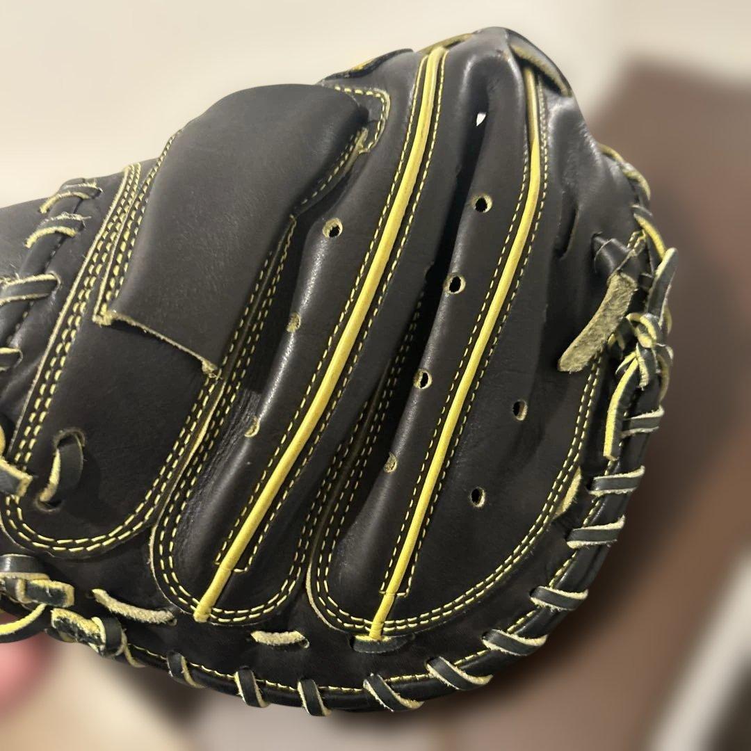 美品　タマザワ　硬式　キャッチャーミット　TC-20S ブラック