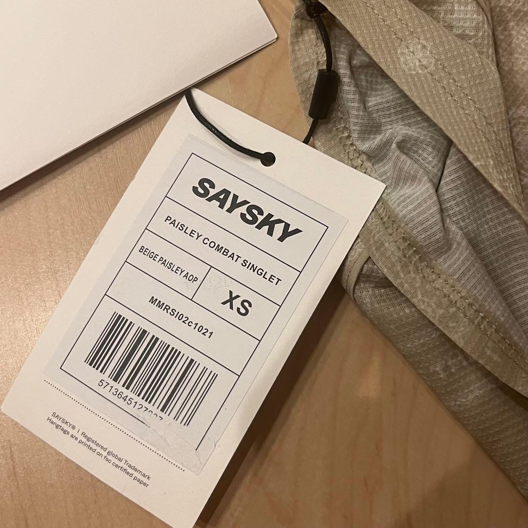saysky ペイズリー シングレット