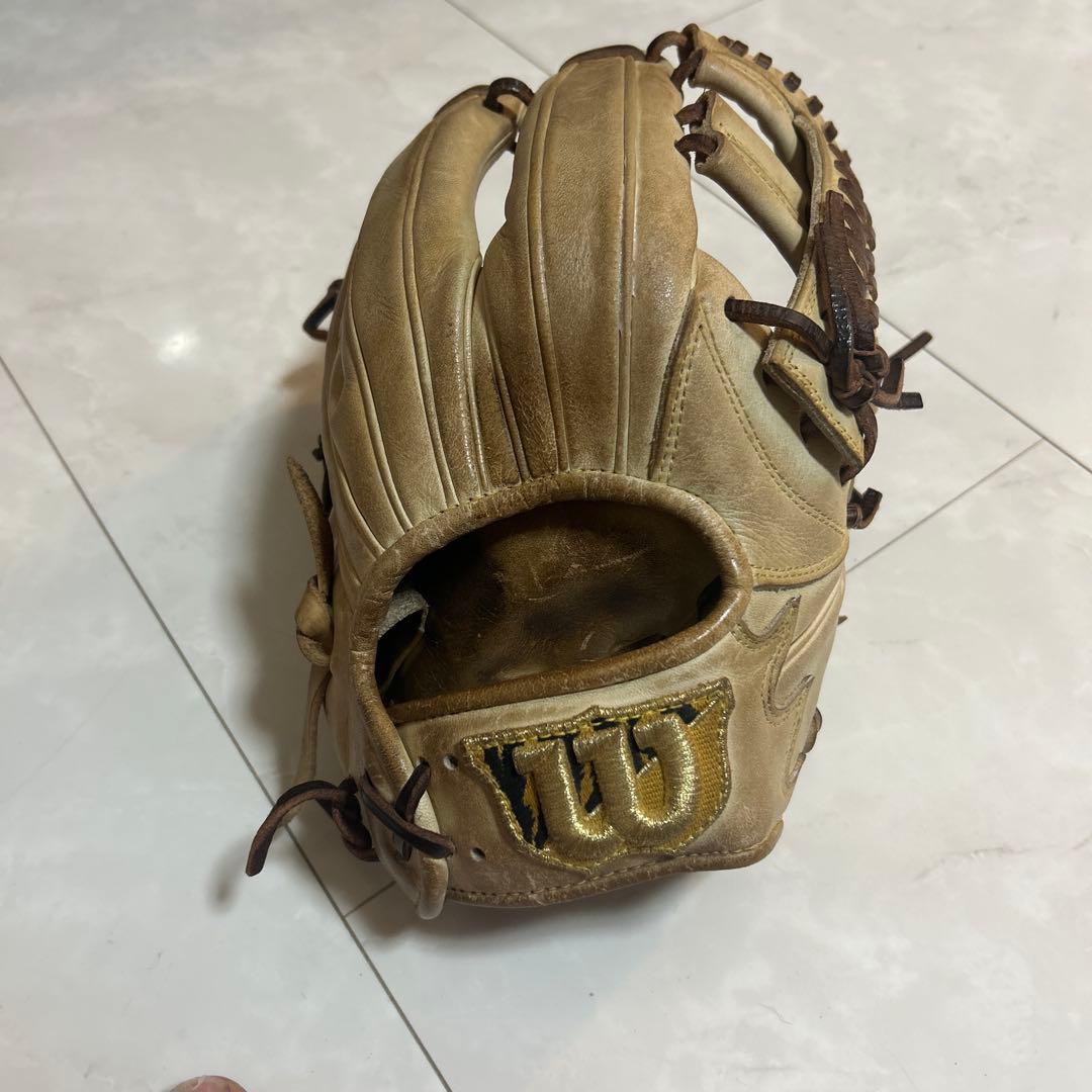 Wilson 硬式グローブ 右投げ ベージュ