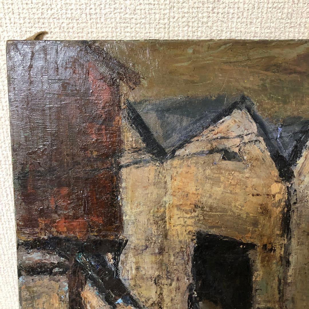 油絵（倉庫の入り口）Ｆ8