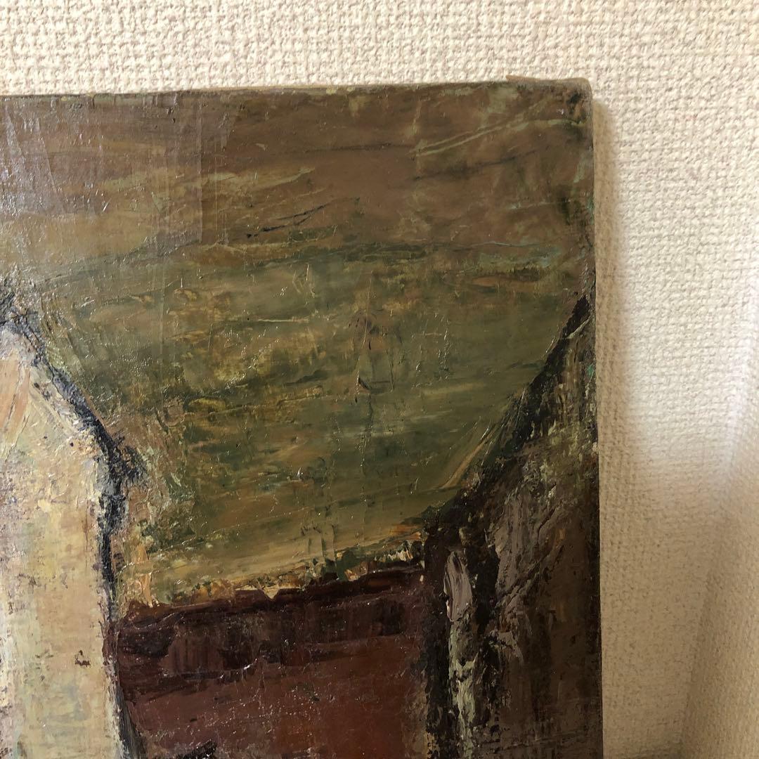 油絵（倉庫の入り口）Ｆ8