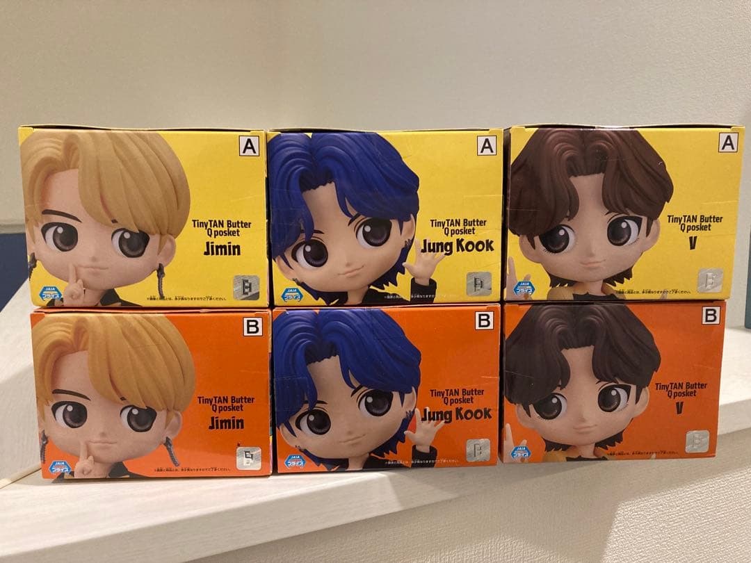 TinyTAN Butter Qposket BTS フィギュア