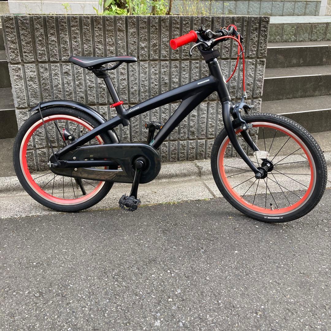 ブリヂストンレベナ　キッズ自転車 18インチ ブラック BAA認証 手渡し限定