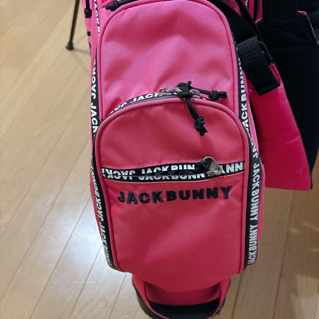 K481 JACKBUNNY スタンドキャディバッグ ピンク