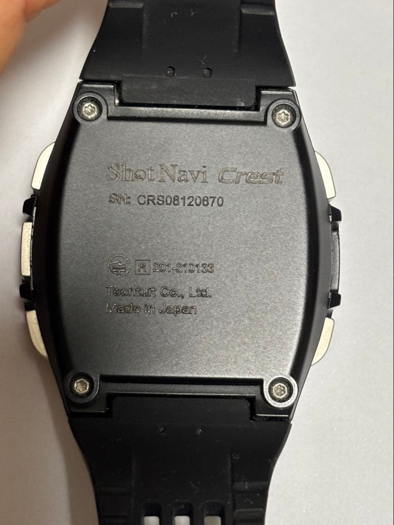Shot Navi Crest GPSナビ付きゴルフウォッチ　収納ケース付き