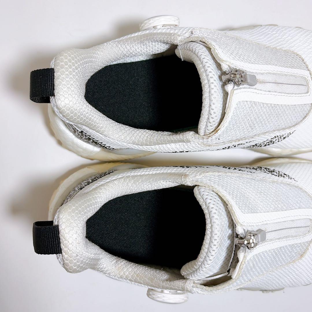 美品☆adidas コードカオス22 BOA ゴルフシューズ ホワイト 25cm