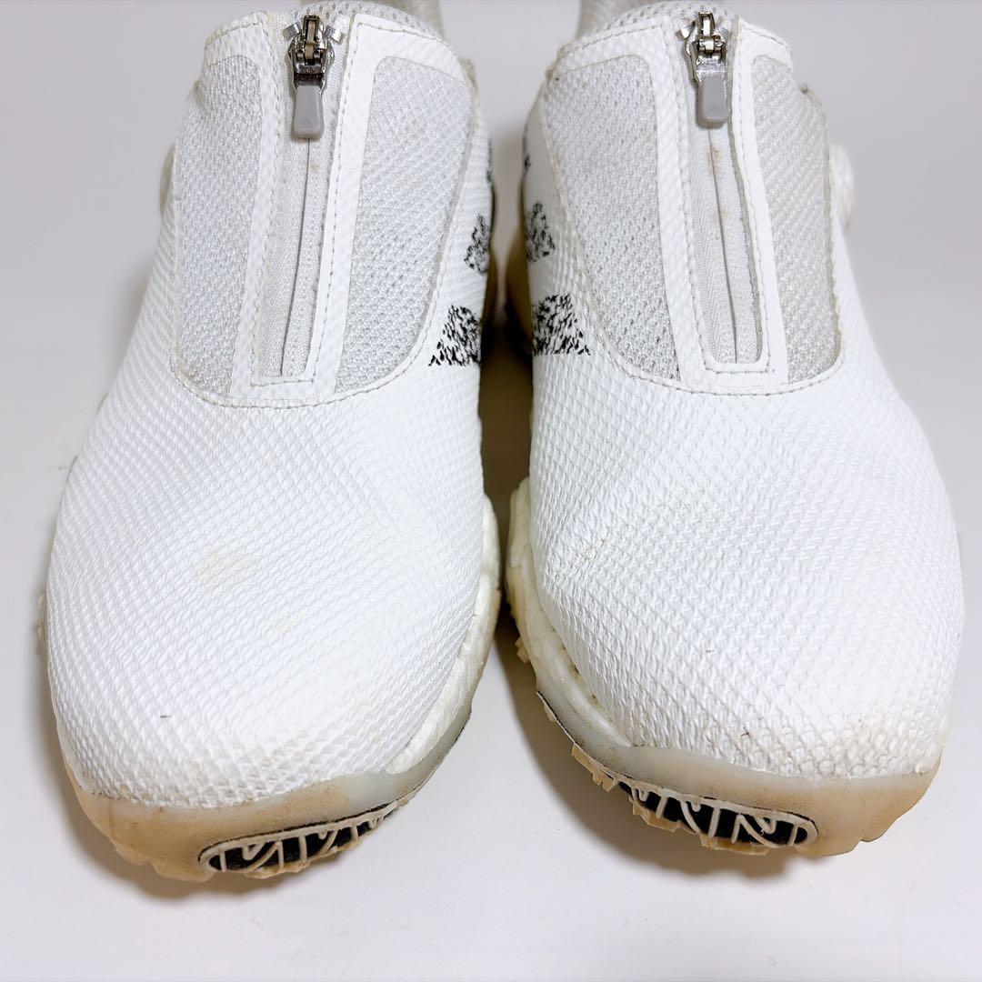 美品☆adidas コードカオス22 BOA ゴルフシューズ ホワイト 25cm