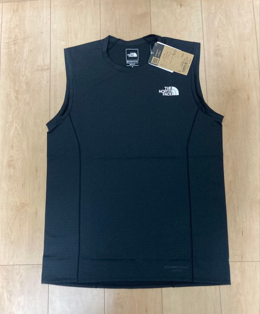 ノースフェイス ノースリーブドライドットライトクルー Tシャツ ブラック 新品