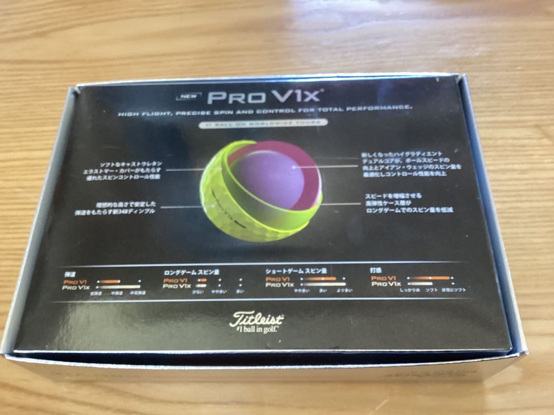 タイトリストPro V1x イエロー