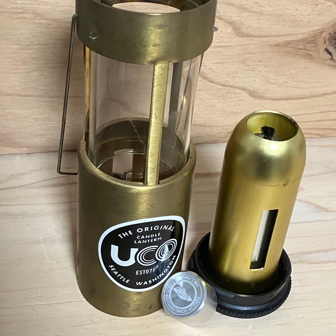 UCO ユーコ キャンドルランタン ブラス＋ペンギンゴーイング オイルランプ化
