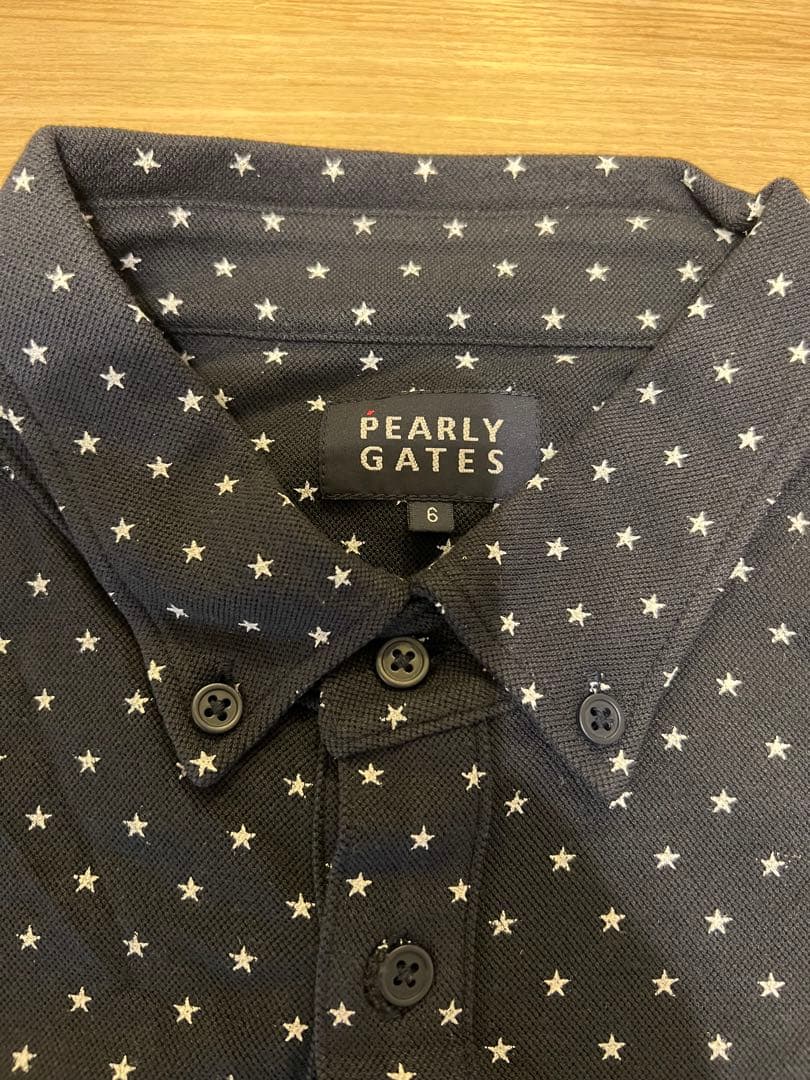 パーリーゲイツ　pearlygates 星柄シャツ