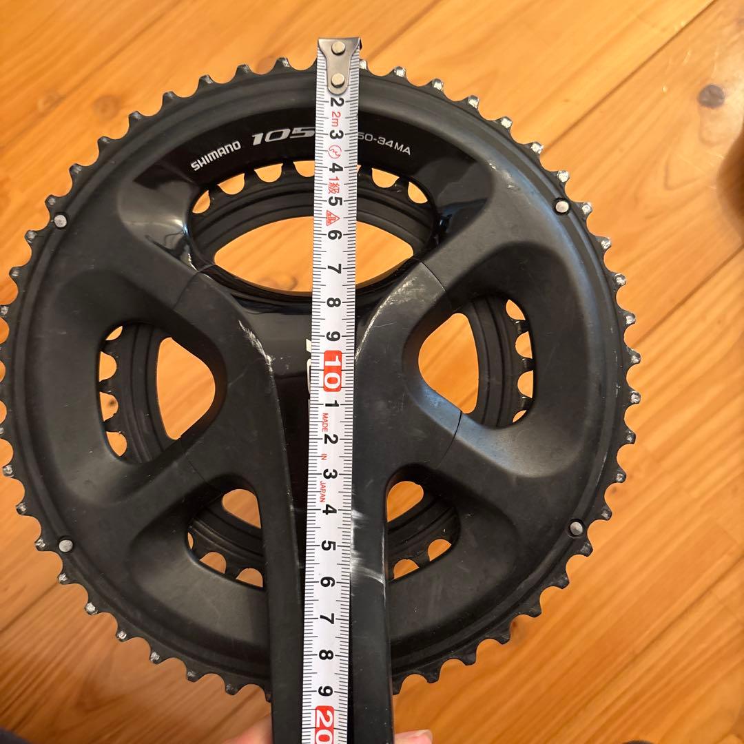 パーツ Shimano 105 FC 5800 170 11s 50-34MA