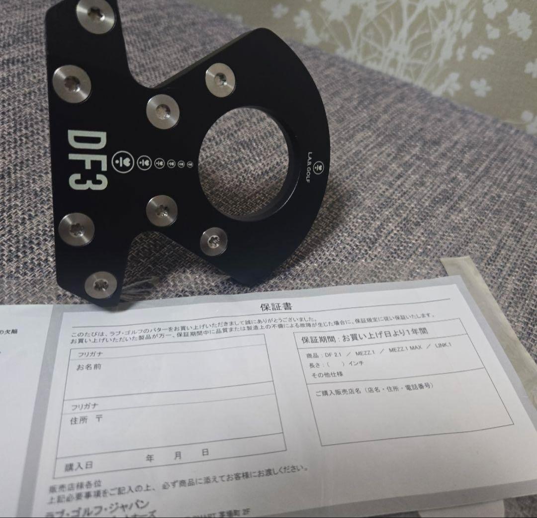 L.A.B.GOLF　ラブ·ゴルフパター　DF3　34インチ