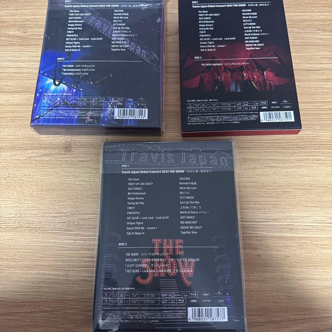 『Travis Japan THE SHOW Blu-rayセット！グッズ付き』