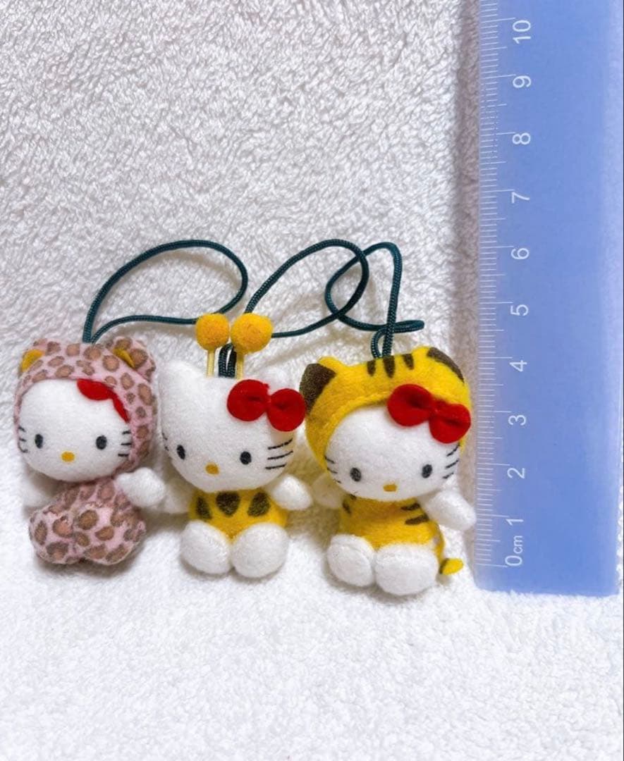 ジャングルキティ　ミニストラップ 3点セット