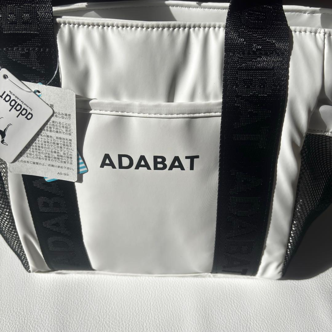 【新品】adabat　ベーシック　ラウンドバック　カートバック　ホワイト