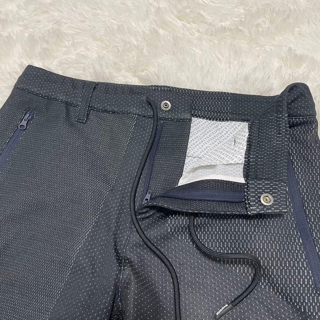 美品　近年　パーリーゲイツ　ゴルフパンツ　ロゴ　ドローコード　レディース　メンズ