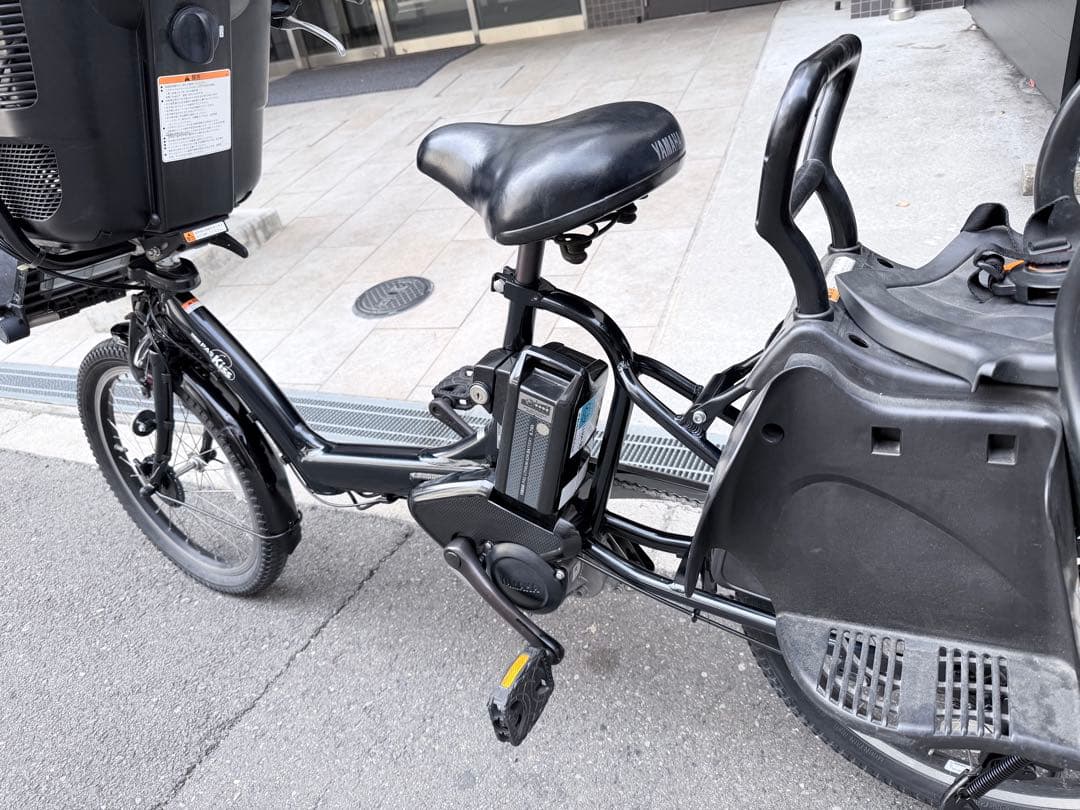 子供乗せ　Yamaha 電動アシスト自転車 チャイルドシート付き 黒