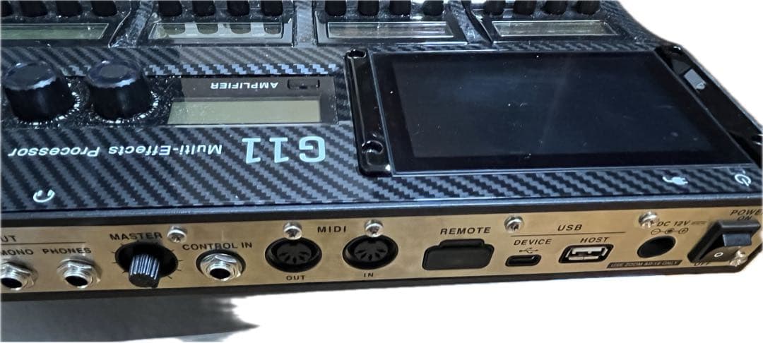「動作確認済み」ZOOM G11 マルチエフェクター ギター　acアダプター付属