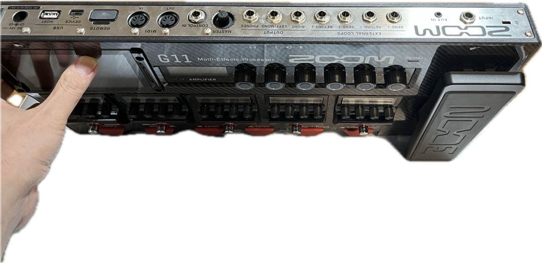 「動作確認済み」ZOOM G11 マルチエフェクター ギター　acアダプター付属