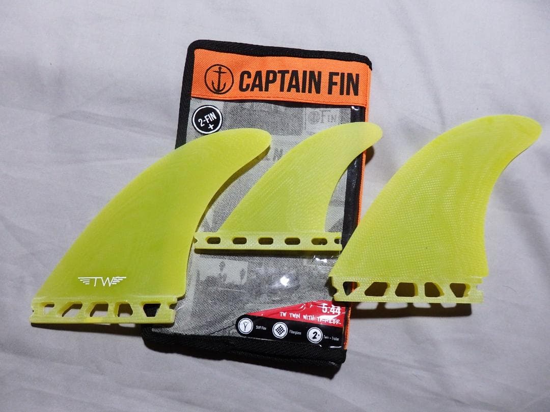 新品◆CAPTAIN FIN TYLER WARREN 2＋1フィン◆5.44