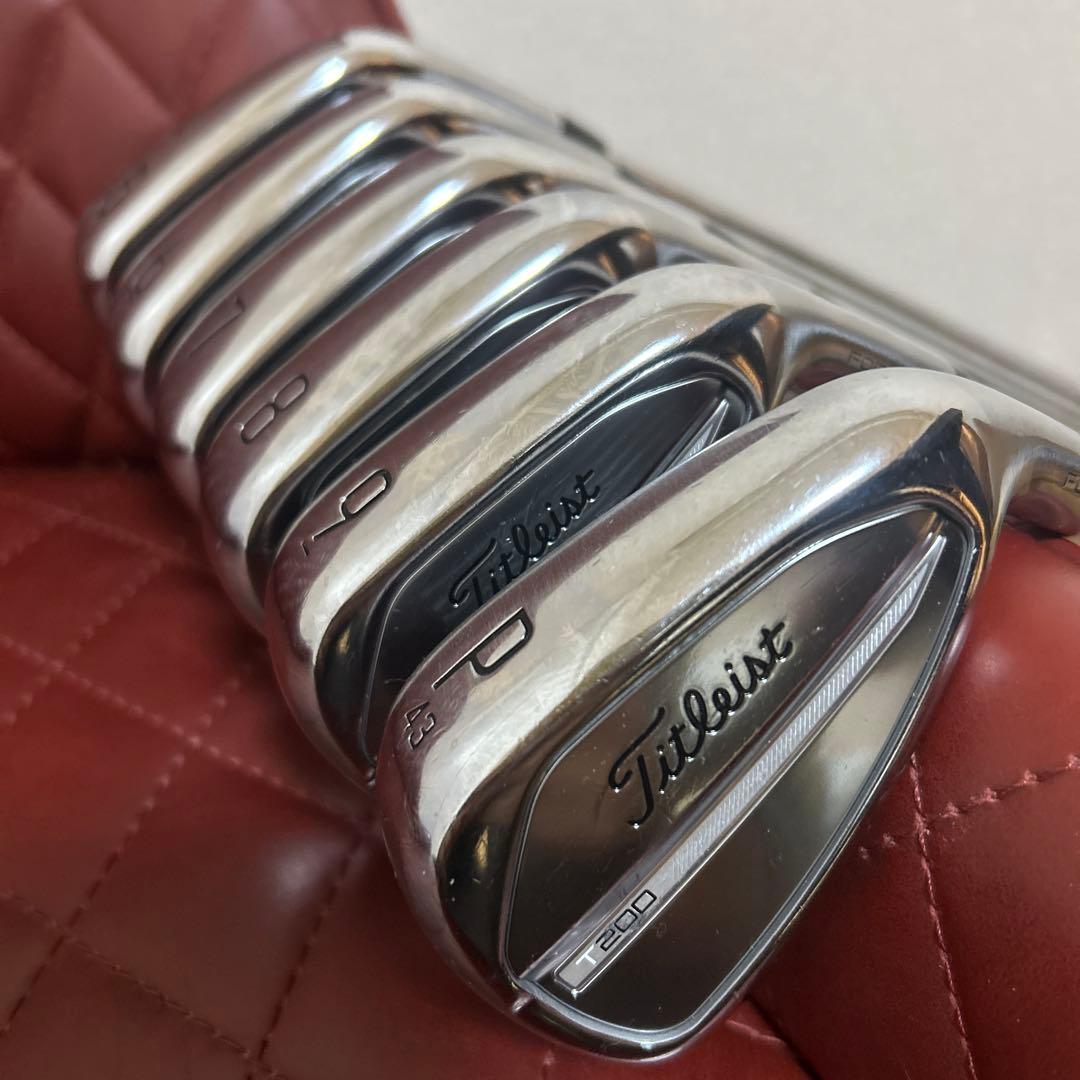 値下げ　美品　タイトリスト　2023年　T200 P-9 6本　アイアン