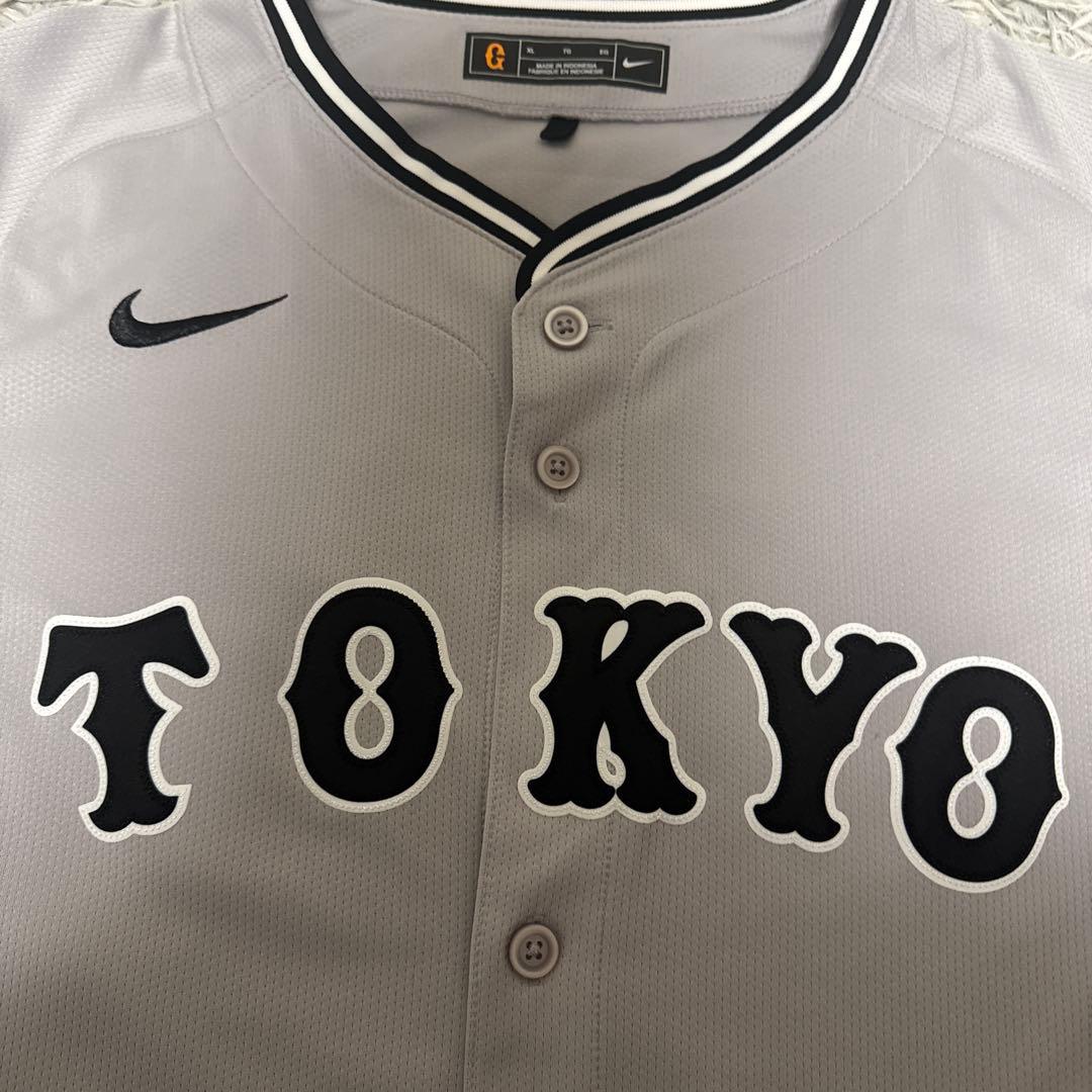 読売ジャイアンツ長野久義 ユニフォーム NIKE製 XLサイズ ビジター グレー