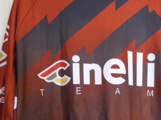Cinelli 長袖ジャージ ビブタイツ Santini 上下セット