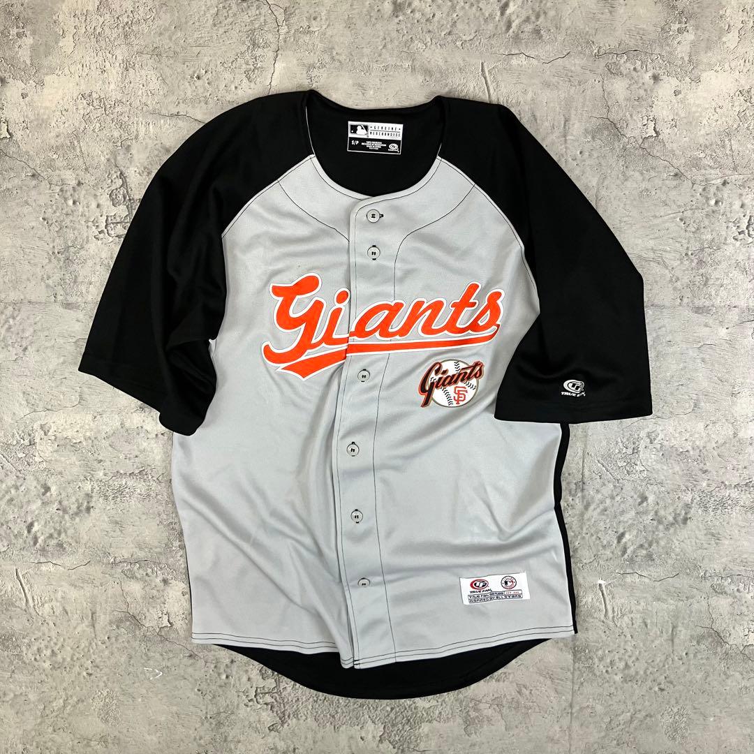 MLB サンフランシスコ・ジャイアンツ ベースボールシャツ 古着 バイカラー