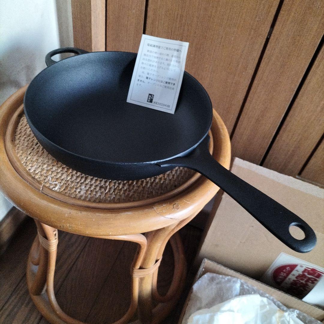 Minon　南部鉄器　盛栄堂 フライパン　22cm　同梱　焼っくんプレート