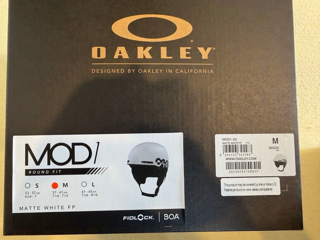 OAKLEY MOD1 マットホワイト Mサイズ　未使用品