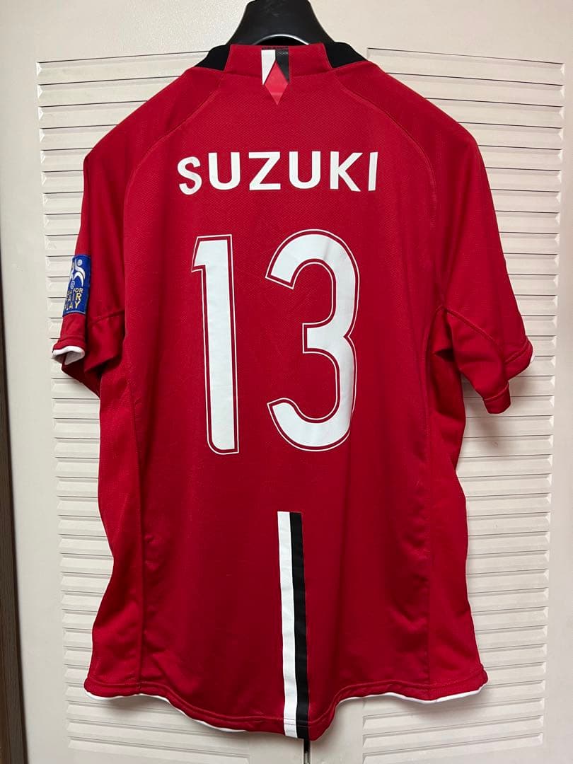 浦和レッズ 2007 ACL ユニフォーム XL 鈴木啓太選手 13 プリント